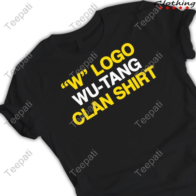 "W" Logo Wu Tang Clan Shirt Hoodied Sweatshirt